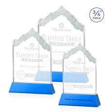 McKinley Sky Blue on Newhaven Peak Crystal Award - Corporate Awards