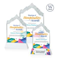 McKinley Full Color White on Newhaven Peak Crystal Award - Mountain Awards