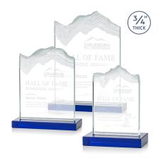 Kilimanjaro Blue Peak Crystal Award - Glass Awards