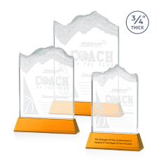 Kilimanjaro Amber on Newhaven Peak Crystal Award - Glass Awards