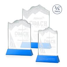 Kilimanjaro Sky Blue on Newhaven Peak Crystal Award - Sales Awards