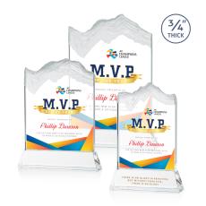 Kilimanjaro Full Color Starfire on Newhaven Peak Crystal Award - Corporate Awards