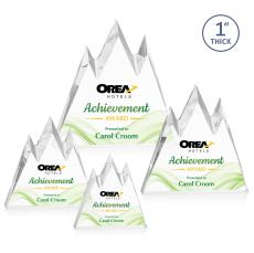 Banff Full Color Clear Peak Acrylic Award - Acrylic Awards