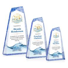 Veradero Full Color Blue Peak Acrylic Award - Corporate Awards