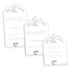 Polaris Summit Silver Peak Acrylic Award - Corporate Awards