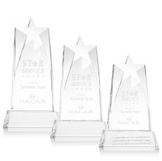 Millington Star on Base - Clear - Crystal Awards