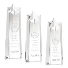 Delaware Clear Star Crystal Award - Crystal Star Awards