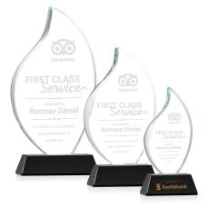 Odessy Black on Newhaven Flame Crystal Award - Corporate Awards