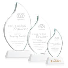 Odessy White on Newhaven Flame Crystal Award - Corporate Awards