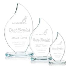Odessy Clear Flame Crystal Award - Corporate Awards