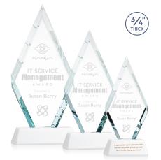 Richmond White on Newhaven Base Crystal Award - Corporate Awards