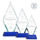 Richmond Blue on Newhaven Base Crystal Award