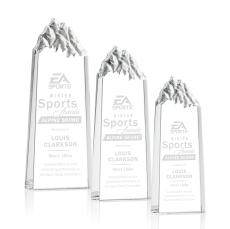 Himalayas Tower Obelisk Crystal Award - Crystal Pillar Awards