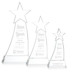 Manolita Clear Star Crystal Award - Service Awards