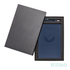 Eccolo Two Step Journal/Venino Pen Gift Set - (M)  - Executive Gifts