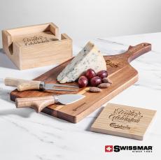 Swissmar Paddle Board & Bamboo Coasters - Executive Gifts
