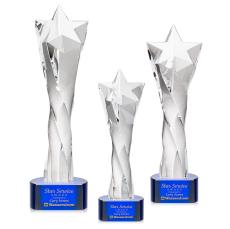Arlington Blue on Paragon Base Star Crystal Award - Corporate Awards