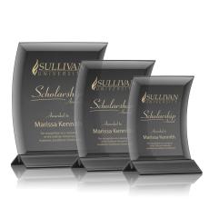 Dominga Black/Black Arch & Crescent Crystal Award - Corporate Awards