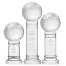 Golf Ball Spheres on Colverstone Base Crystal Award
