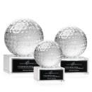 Golf Ball Spheres on Hancock Base Crystal Award