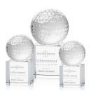 Golf Ball Spheres on Granby Base Crystal Award