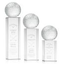 Golf Ball Spheres on Dakota Base Crystal Award