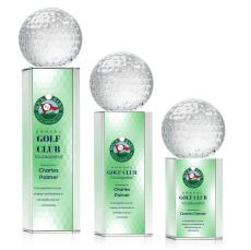 Golf Ball Full Color Spheres on Dakota Crystal Award - Full Color Awards