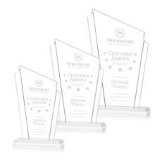 Dunstable Clear Peak Acrylic Award - Acrylic Awards