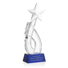 Odessa Shooting Blue Star Crystal Award - Corporate Awards