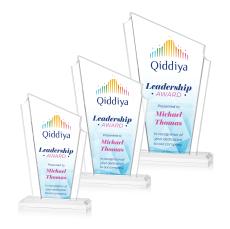 Dunstable Full Color Clear Peak Acrylic Award - Acrylic Awards