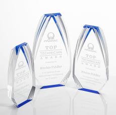 Lantana Blue Acrylic Award - Budget Awards & Trophies