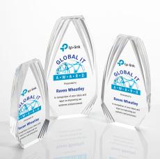 Lantana Full Color Clear Acrylic Award - Employee Awards