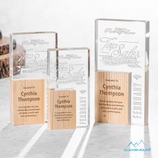 Jardin Rectangle Wood Award - Modern Awards