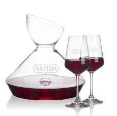 Woodbury Carafe & Cannes Wine - Corporate Recognition Gifts