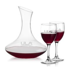 Hampton Carafe & Carberry Wine - Corporate Recognition Gifts