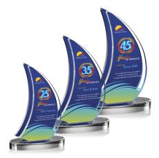 Matsuda Full Color Sail Acrylic Award - Full Color Awards