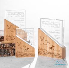 Rocheaux Rectangle Wood Award - Wood Awards