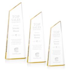 Hudson Gold Peak Acrylic Award - Acrylic Awards