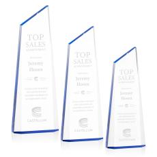 Hudson Blue Peak Acrylic Award - Employee of the Month Awards