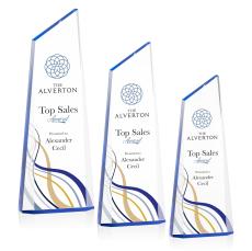 Hudson Full Color Blue Peak Acrylic Award - Acrylic Awards