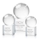 Tennis Ball Spheres on Granby Base Crystal Award