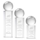 Baseball Spheres on Dakota Base Crystal Award