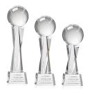 Baseball Clear on Grafton Base Spheres Crystal Award