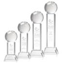 Baseball Clear on Stowe Base Spheres Crystal Award