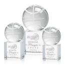 Basketball Spheres on Granby Base Crystal Award