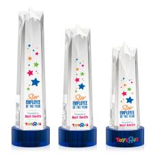 Ellesmere Full Color Blue on Marvel Star Crystal Award - Sales Awards