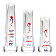 Ellesmere Full Color Clear on Stanrich Star Crystal Award - Sales Awards
