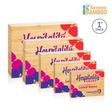 Auckland Full Color Rectangle Bamboo Award - Bamboo Awards