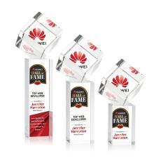 Burrill Full Color Crystal on Dakota Base Award - Full Color Awards