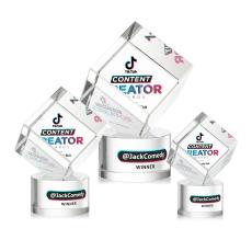 Burrill Full Color Clear on Marvel Base Crystal Award - Crystal Awards